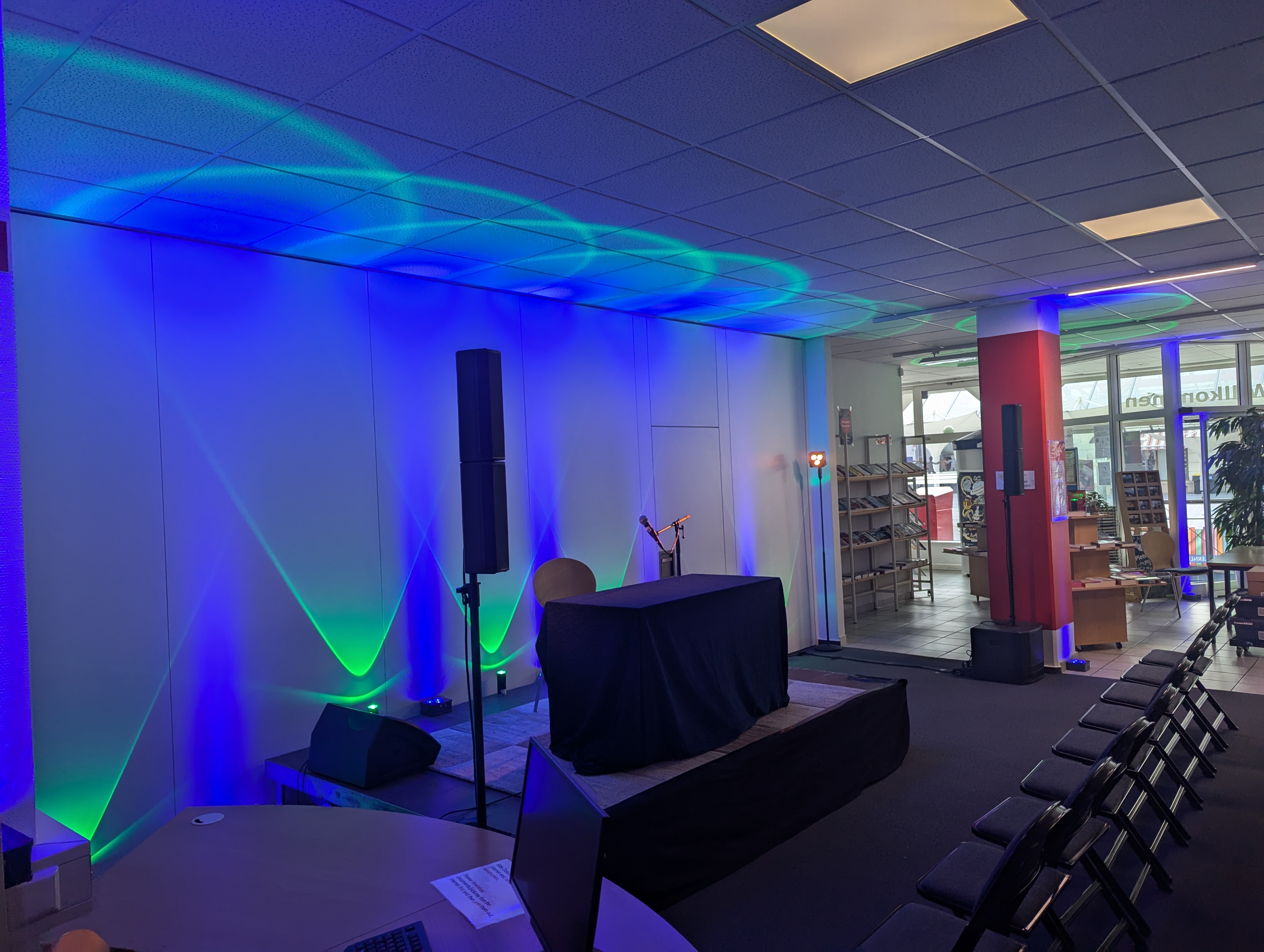 Firmen-Event Beleuchtung